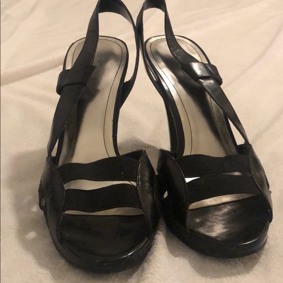 Black high heels sandals.Size 10 - Picture 4 of 5